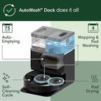 iRobot Roomba Plus 405 (G181) 2in1 Vacuum & Mop Robot with AutoWash Dock - Dual Spinning, Smart & Fast Mapping, Ideal for Pet Hair, Self-Empties 75 Days, Intense Suction, Pad Washing & Drying