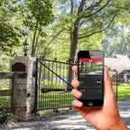 Mighty Mule Gate Opener, Solar and Smart Ready, Heavy Duty Automatic Gate Opener, Gates up to 18ft or 850lb, Single Gate Opener, MM571W