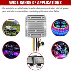 Nilight 48V to 12V Voltage Converter 240W 20A Regulator Step Down to 12VDC Waterproof DC Convert Reducer Power Supply Transformer Module for Golf Cart Scooters Trucks
