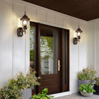 Lamomo Outdoor Wall Sconce, 2 Pack Dusk to Dawn Motion Sensor Light Fixtures, Exterior Aluminum Waterproof Porch Lights for Patio Front Door Garage