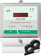 DAE P103-400-S KIT, UL Listed, CTEP kWh Smart Submeter 1P3W(2 hot Wire 1 Neutral), 400A, 120/240V, 2 CTs (Inner Dia. 1.38")