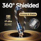 TODN HiFi Digital Coaxial Audio Cable for Audiophile 75-Ohm SPDIF Coax with O-C-C Core, Dual Shielded, 24K Gold-Plated Plug (3ft /1m)
