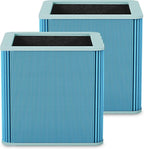 211+ Replacement Filter Compatible with 211+ Air Purifier, 2-Stage Filtration System of H13 True HEPA Filter and Activated Carbon Filter, Blue, 2 Pack