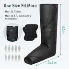 QUINEAR Leg Massager with Heat and Air Compression,Foot and Calf Massager for Circulation and Pain,Compression Boots with 3modes and 3 Intensities,Gift for Dad Mom