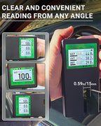 Digital Car Window Tint Meter TM-28 – Side Window Tint Tester for Light Transmission, UV/IR Rejection, Auto Calibration, Display Rotation