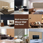 NeatiEase Wood Wall Panels Color Samples Pack, Acoustic Slat Wall Panels for Interior Wall Decor and Noise Reduction, Decorative Slat Wall Paneling