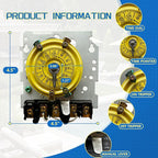 T104M Electromechanical Timer Switch Versatile Scheduling Manual Override,Mechanism Only