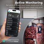 Temp Tracker Probe Wi-Fi Alert System with The Bridge Gateway and a Temperature Probe Sensor with Ambent Temperature and Humidity