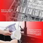 AMZCHEF Slicer Shredder Accessories and Attachments For KA Stand Mixers with 2.8IN Large Feed Chute, Oversized Cheese Grater Attachment with 4 Food Grade Blades, 304 Stainsless Steel, Dishwasher Safe