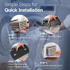 2 Plinth Filter for Miele Dryer T1 [9164761] Replacement