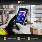 NETUM Android 11 Handheld Barcode Scanner Terminal Mobile Computer, Wi-Fi 4G BT NFC PDA for Inventory Warehouse, Retails Management (Q500 PDA)