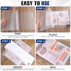 BURVAGY Thermal Laminating Pouches 5 Mil,150 Pack Laminating Sheets, 9 x 11.5 Inches Lamination Sheet Paper for Laminator, Clear, Round Corner Letter Size, Office School Supplies