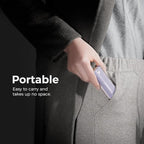 CLICK CLEAN Screen Cleaner, Fingerprint Proof Screen Cleaner Spray, All-in-One Cleaner with Microfiber and Shell for All Phones, Laptop and Tablet Screens (Purple)