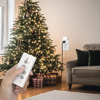 BN-LINK Wireless Remote Control Outlet Electrical Switch for Lights, Fans, Christmas Lights, Small Appliance, 100ft Long Range White 10A/1200W, 1 Remote + 1 Outlet, ETL & FCC Certified