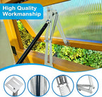 2PCS Greenhouse Window Opener, Auto Vent Opener, Solar Sensitive Automatic Roof Vent Opener, Solar Heat Hothouse Roof Vent Kit, Greenhouse Supplies, Dual Spring Up to 30lbs