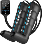 FIT KING Cordless Recovery System, Professional Air Compression Massager, Reduces Muscle Pain and Improves Circulation, Warm-up and Fast Recovery for Athletes, Customized Zone Massage Optional (Large)