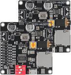 AITIAO 2PCS 20W Voice Playback Module MP3 Music Player DC 6-35V 12V/24V Sound Board USB Downloadable Music Player 24-bit DAC Output MP3 WAV Support TF Card 32GB for Broadcast Device