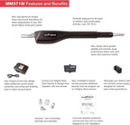 Mighty Mule MM371W Automatic Gate Opener, Smart and Solar Ready, Includes Gate Opener Remote and More-Up to 16ft Long or 550lb, Black, 1 Gate Opener Kit