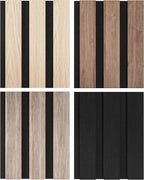Samples-Pack Acoustic Slat Wall Panels - Soundproof Wood Paneling for Interior Decor
