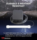 Dakota Alert Driveway Alarm Sensor - DCPA-4k Plus Driveway Alarms Wireless Outside Weatherproof Alert System, 1-Mile-Long Range Sensors, Receiver & Vehicle Detecting Probe Transmitter & 50' Wire