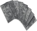 Vamos Tile 100 Pieces Peel and Stick Backsplash Tiles, 3" x 6" PVC Subway Tile, Black Slate Stick on Backsplash Tiles for Kitchen/Bathroom/Fireplace/Laundry/Camper