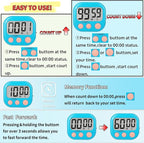 Classroom Timers for Teachers Kids Large Magnetic Digital Timer Teacher Supplies 24 Pack-Blue Pink