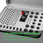 Battery Organizer Storage Holder Case Box with Tester Checker BT-168. Holds 225 Batteries AA AAA C D Cell 9V 3V Lithium (Yellow)
