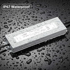 LLTOP LED Driver 100 Watts Waterproof IP67 Power Supply AC100-264V to 12V DC 8.3A Low Voltage Transformer Ultra Thin Adapter for Outdoor LED Lights, Computer Project
