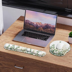 iLeadon Ergonomic Mouse Pad Set with Wrist Support, Easy Typing & Pain Relief, Non-Slip Base for Computer Home, Eucalyptus