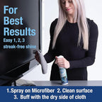 MiracleSpray for Electronics Cleaning, Safe Multisurface Cleaner for Any TV, Phone, Monitor, Keyboard, Screen, Computer, Includes Microfiber Towel - 8 Ounce Kit