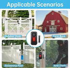 HENDUN Upgraded Window and Door Alarm with Remote, Pool Alarm for Kids Safety, IP66 Waterproof Indoor/Outdoor Home Security Sensor, Wireless Doorbell Chime/Buzzer When Opened Loud