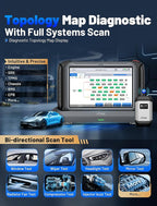 XTOOL IP919 PRO Scan Tool, ECU Pr0gramming Car OBD2 Scanner with Topology Mapping, Upgrade of D9S PRO, 51+ Resets, ECU C 0ding, FCA/CAN FD/DoIP, Automotive Bidirectional Scan Tool with 3-Year Updates