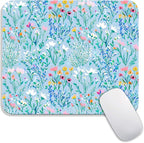 Armanza Square Mouse Pad Plants,Personalized Premium-Textured Custom Mouse Mat Design,Washable Mousepad Lycra Cloth,Non-Slip Rubber Base Computer Mouse Pads for Wireless Mouse