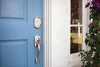 Schlage Encode Smart WiFi Deadbolt Lock for Front Door - Keyless Entry with App or Touchscreen - Works with Alexa, Hey Google, & Airbnb - Create Codes for Guests - Satin Nickel Silver