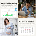SEEKZERO Sleep Tracker, Activity & Fitness Trackers | Health Smart Bracelet 24/7 Heart Rate | Step & Calorie Counter | IP68 Waterproof Activity Tracker, Valentine’s Day Gifts for Family & Friends