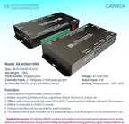 CANRIA K8 ARTNET+DMX CONSOLE LED CONTROLLER, Suitable for SPI and DMX512 LED Light, Online Offline, Addressable Programmable, 1G SD Card With 96 Program Modes and Offline Software.