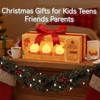 3 PCS Campfire Night Light, Rechargeable Flame Lamp, Cute Desk Lamps for Table Decorations, Flameless Candles Lights Gifts for Kids Teens Friends, Suitable for Birthday Party Holiday Camping Decor