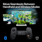 BACKBONE Pro Mobile Gaming Controller for iPhone 15/16/17 & Android, USB-C/Bluetooth Phone Controller, Stream Xbox, Play Call of Duty, PlayStation via iOS Remote Play - 3 Months Apple Arcade Included