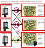 2 PCS 8 Mode Light LED Transformer 30V LED Controller Class 2 Power Supply,Transformer US Plug Adapter Replacement for String Light, not Fit 8 Mode with Control Box and 1 Mode String Light