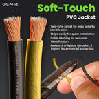 GEARit Pro Series 16AWG Speaker Wire, 16 Gauge Speaker Wire Cable (100 Feet / 30 Meters) Great Use for Home Theater Speakers and Car Speakers, Transparent Black/Yellow