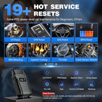 XTOOL Anyscan A30D OBD2 Scanner Diagnostic Tool Wireless, Bidirectional Scan Tool with Lifetime Updates & 19 Resets, Crank Sensor Relearn, Full System Diagnostics, Car Code Reader for iPhone/Android