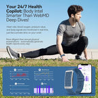 EnergyPort Smart Bracelet with Blood Oxygen/Blood Pressure Monitor, 60-Day Battery Health Fitness Tracker with 2 Bands,Lifetime Membership,Activity Tracking Heart Rate Sleep Monitor for Android iOS