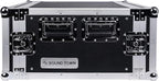 Sound Town 6U PA/DJ Rack/Road Case, 6-Space, with 21” Depth, Plywood, Metal Ball Corners - Pro Tour Grade (STRC-6U)