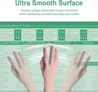 Baziabbo Office Desk Mat, Excel Cheat Sheet Keyboard Mat, Excel Shortcut Desk Pads,Non-Slip Excel Mousepad with Stitched Edges for Computer (Sheet Green)