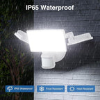 SZPOWER 150W Motion Sensor Lights Outdoor for Outside, 15000LM LED Flood Lights Outdoor Wired Dusk to Dawn, Exterior Security Floodlight Fixture Waterproof IP65, Outdoor Lighting for House, Garage