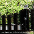Mighty Mule MM572W HD Dual Arm Gate Openers 12 V Wireless AC/Battery Powered Automatic Gate Opener