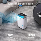 Yaufey 150 Pints Energy Star Dehumidifier for Home, Basement and Large Room up to 7000 Sq. Ft., with Drain Hose, Timer, Intelligent Humidity Control and Large Water Tank