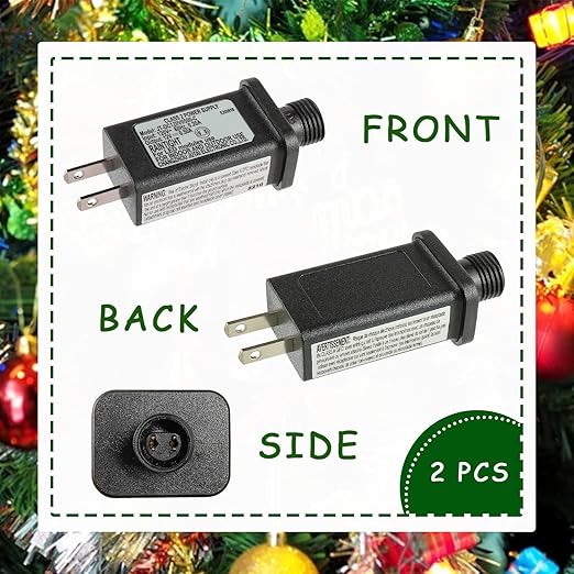 SIGANDG 12V 6W LED Transformer Replacement Class 2 Power Supply for Christmas String Light Inflatable Decorations LED Controller IP44 Waterproof Low Voltage