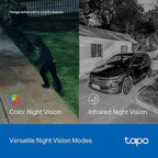Tapo 2K Dual Lens Pan/Tilt Security Battery Camera Wireless w/Solar Panel, 165° Wide-Angle + 6mm Telephoto, Free Person/Vehicle Detection, 360° Pan, SD/Cloud Storage, Works w/Alexa & Google, C645D KIT