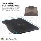 Theraband 23300 Rocker Balance Board for Rehab, Improved Posture, Balance and Stability Training